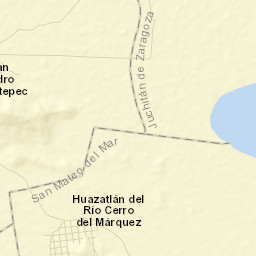 Huazantlán del Río Street Map