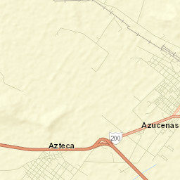 Azteca Street Map