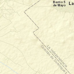 La Independencia Street Map