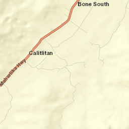 Bone South Street Map