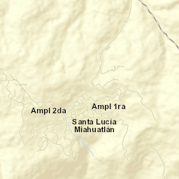Santa Lucía Street Map