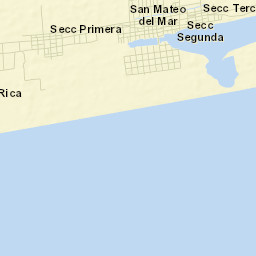 San Mateo del Mar Street Map
