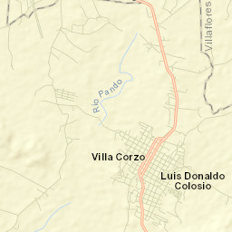 Villa Corzo Street Map