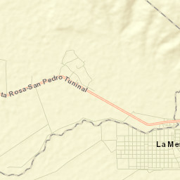 San Vicente la Mesilla Street Map