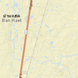 Amphoe Ban Haet Street Map