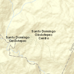 Santo Domingo Ozolotepec Street Map