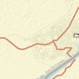 Kaédi Street Map