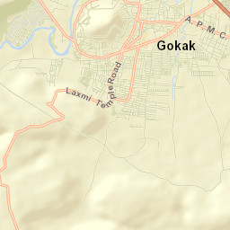 Gokak Street Map