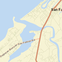 San Fabian Street Map