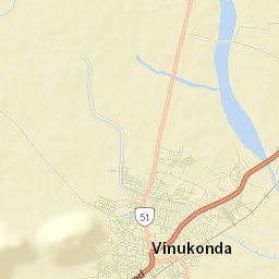 Vinukonda Street Map