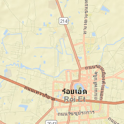 Roi Et Street Map