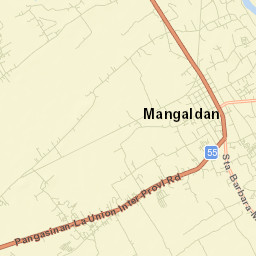 Mangaldan Street Map