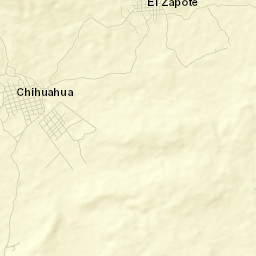 Chihuahua Street Map