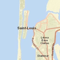 Saint-Louis Street Map