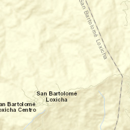 San Bartolomé Loxícha Street Map