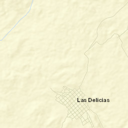 Las Delicias Street Map