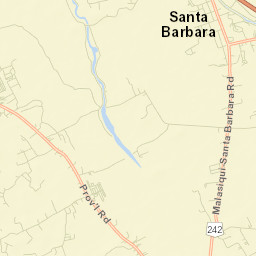 Santa Barbara Street Map