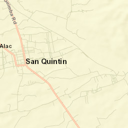 San Quintin Street Map