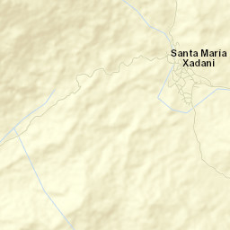 Santa María Xadani Street Map