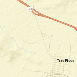 Tres Picos Street Map
