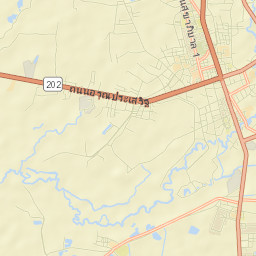 Amnat Charoen Street Map