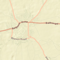 Bail-Hongal Street Map