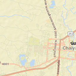 Chaiyaphum Street Map
