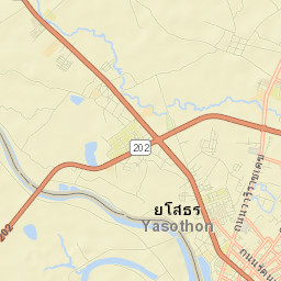 Yasothon Street Map