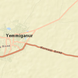 Emmiganur Street Map