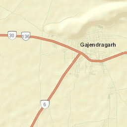 Gajendragarh Street Map