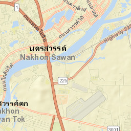 Nakhon Sawan Street Map