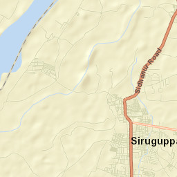 Siruguppa Street Map