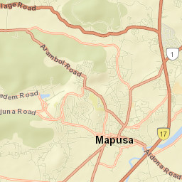 Mapuca Street Map