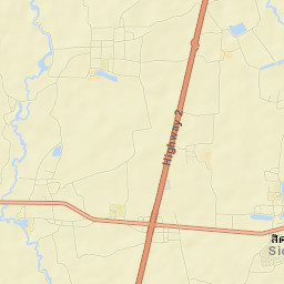 Amphoe Sida Street Map