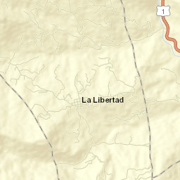 La Libertad Street Map