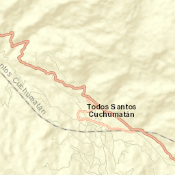 Todos Santos Cuchumatán Street Map
