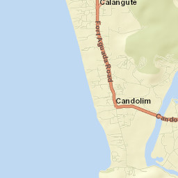 Candolim Street Map