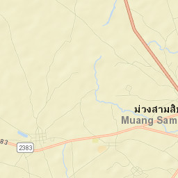 Amphoe Muang Sam Sip Street Map