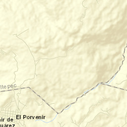 El Porvenir de Velasco Suárez Street Map