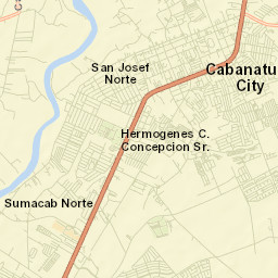 Cabanatuan Street Map