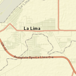 La Lima Street Map