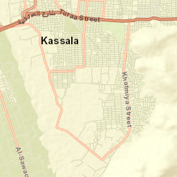 Kassala Street Map