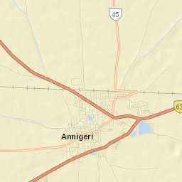 Annigeri Street Map