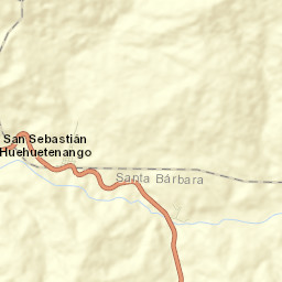 San Sebastián Huehuetenango Street Map