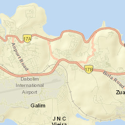 Chicalim Street Map