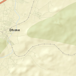 Dhone Street Map