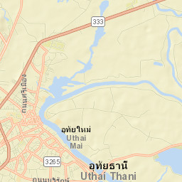 Amphoe Mueang Uthai Thani Street Map