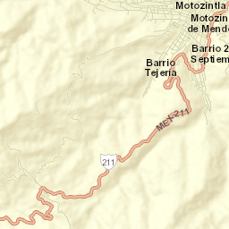 Motozintla Street Map