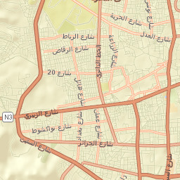 Sanaa Street Map
