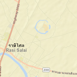Amphoe Rasi Salai Street Map